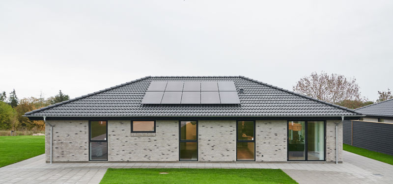 15361 - Nybygget hus med solceller