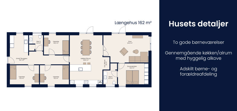 Husets Detaljer 162 M²