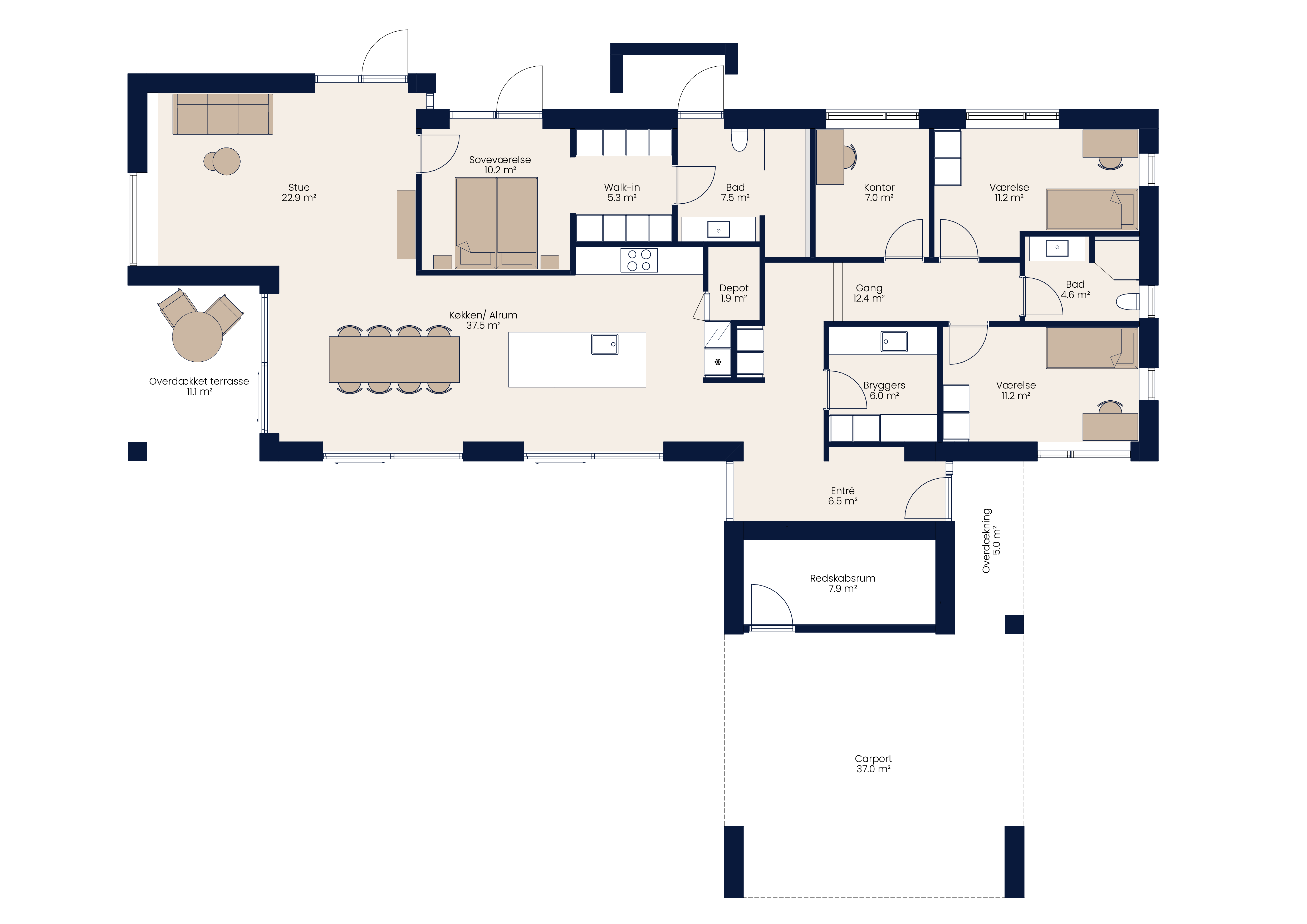 Vinkelhus 175 m² B