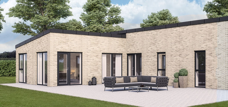 Ensidig Taghældning