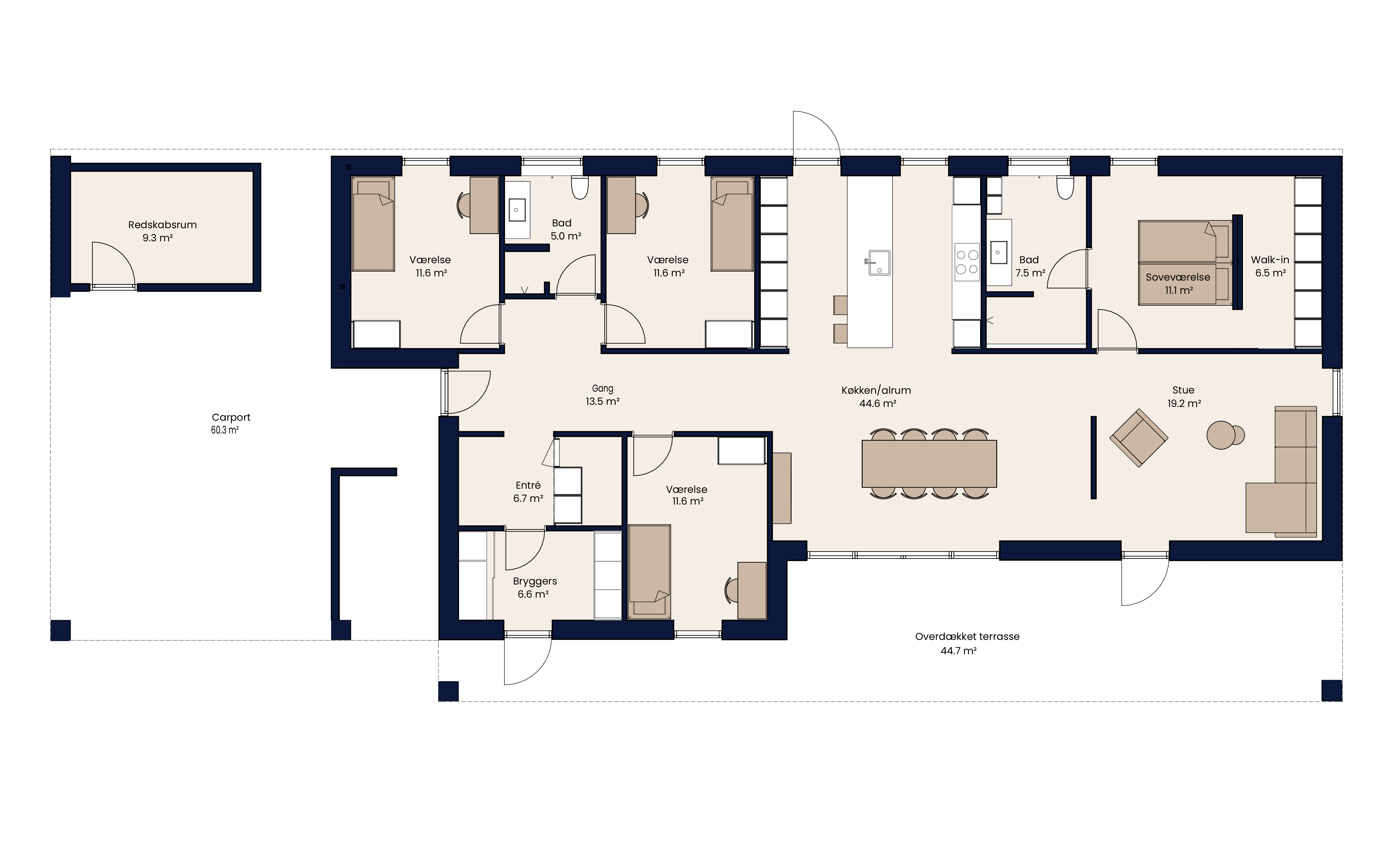 Plantegning 16501 Christen Borchs Vej 12, 7000 Fredericia